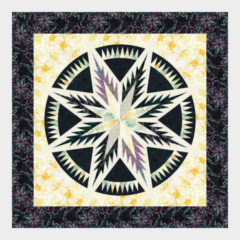 Antique Lighthouse in Basil Mini Collection 40 x 40 JNQ00268P9