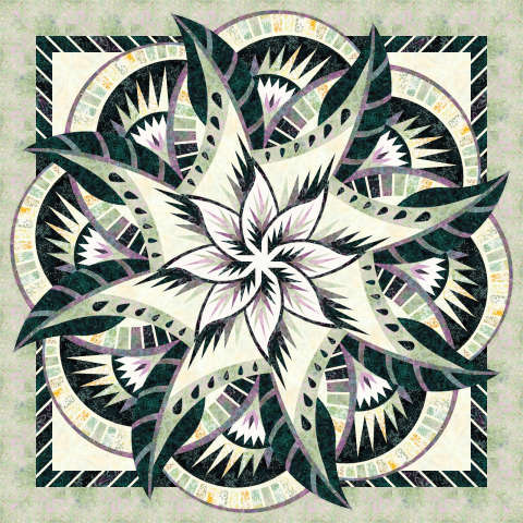 Coral Reef Wall Basil Mini Collection Timeless Treasures