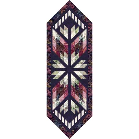 Prism Table Runner in Star Anise