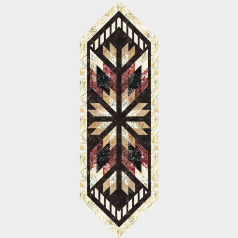 Prism Table Runner Paprika