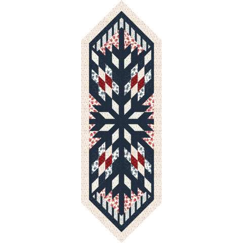 Prism table Runner in American Gathering