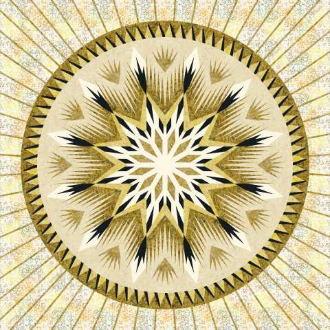 Daggered Medallion 80x80 • 3 Left $247.00 Fabric Only Sale (with free shipping): $302.13 ($320.50) Kit with Pattern 