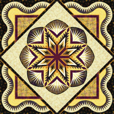 Pumpkin Spice Queen in Pumpkin Spice Tonga Batik Mini Collection