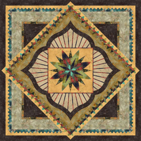 Mysterious Courtyard Queen in Tim Holtz Abandoned