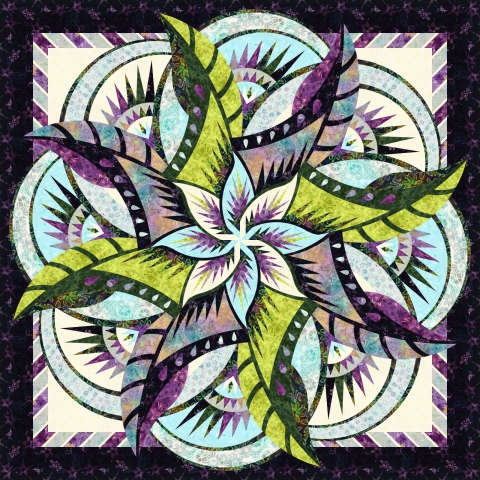 Coral Reef Lupine Mini Collection Timeless Treasures