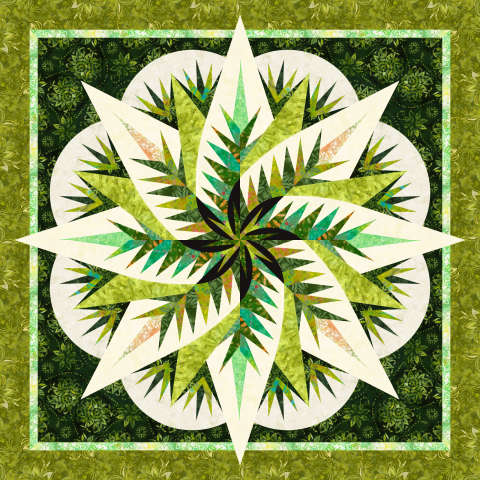 The Pineapple in the Palm Tree Tonga Batik Mini Collection