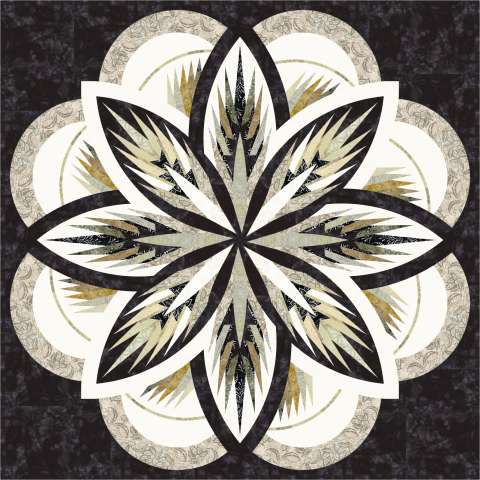 Sea Holly • 65x65 Kit with Pattern $179.00 $215.00