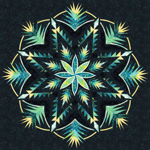 Tequila Lime in Tonga Batiks