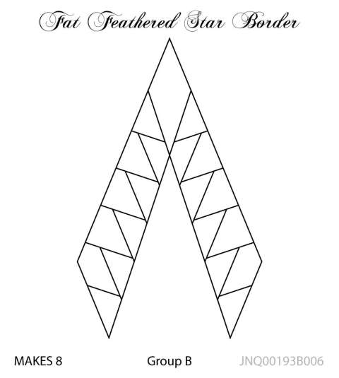 Fat Feathered Star Border