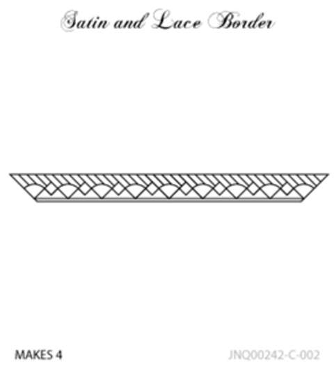 Satin and Lace Border
