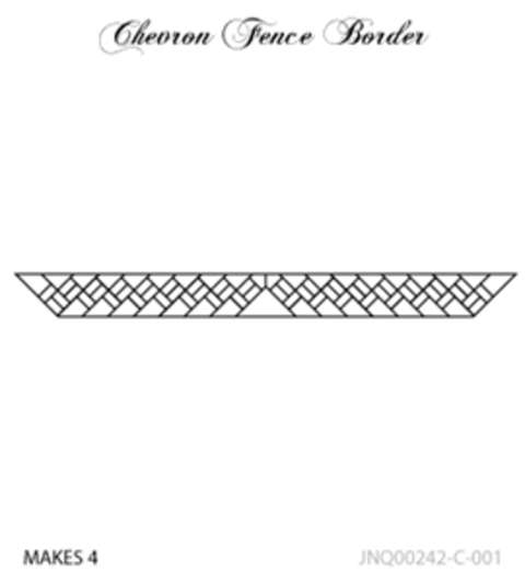 Chevron Fence Border