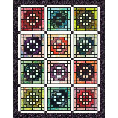 Spice Rack in Quiltworx Custom Strip Set 75x97 $189.00 Fabric Only $229.50 Kit with Replacement Papers Sale: $232.50 ($247.00) Kit with Pattern 