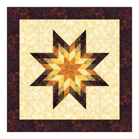 Starbaby Pumpkin Spice 32" Square or 40" Square $44.00 Fabric Only Sale: $61.25 ($67.00) Kit with Pattern 