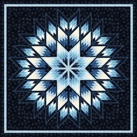 Diamonds in Bloom in Blueberry Tart