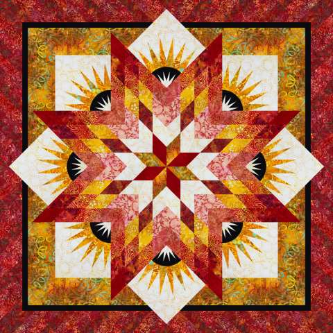 Summer Solstice Riley Blake • 60x60 $163.50 Kit with Pattern