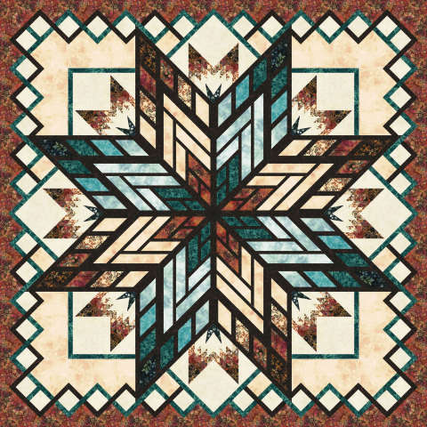 Cinnamon Sticks Wall Hoffman Fabrics Sweater Weather