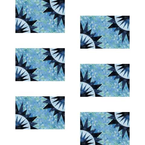 Blue Moon Placemats in Blueberry Tart