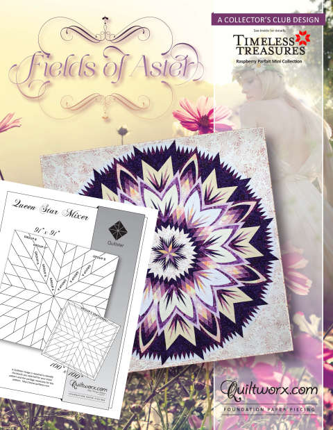 Fields of Aster with 100 in Queen Border