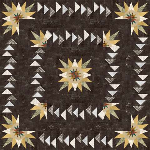 Circling the Sun • 48x48 Kit with Pattern $84.00 $100.00