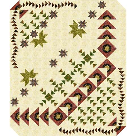 Montana's Native Splendor • 72x84 Kit with Pattern $188.00 $222.00