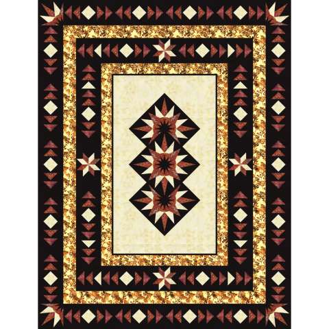 Persian Nights Burgandy • 60x78 $188.00 Kit with Pattern