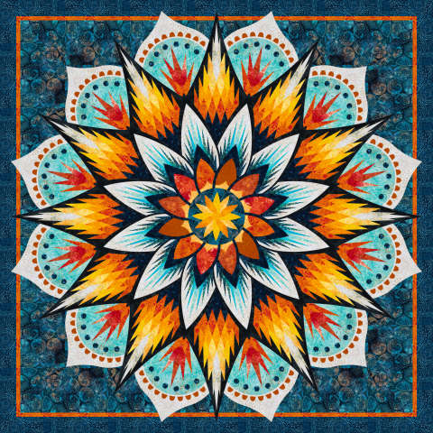 Carnival Flower Riley Blake