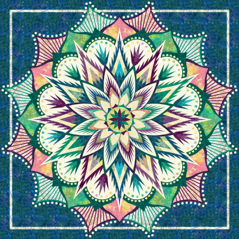 Carnival Flower Queen Hydrangea Tonga Batik Collection