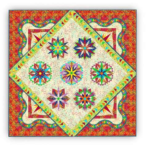 Exclusive King On-Point Layout - Candy Coated Snowflakes