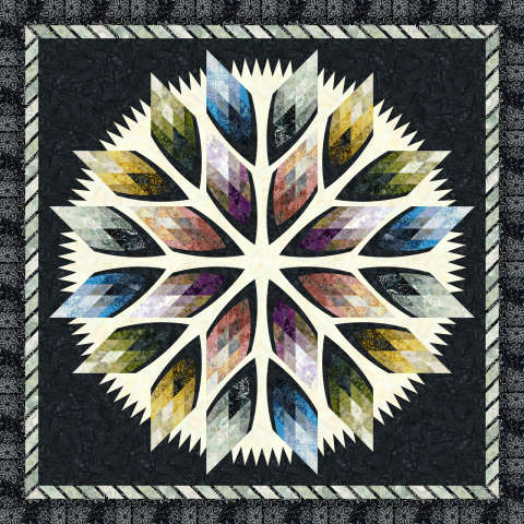 Zen Garden in Cobblestone Quiltworx Strip Set