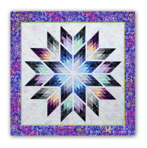 Purple Haven Prism 82inch Square Quilt