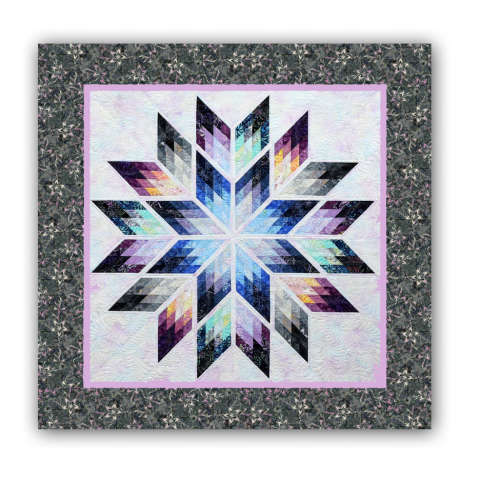 Romance Prismatic Star 82inch Quilt