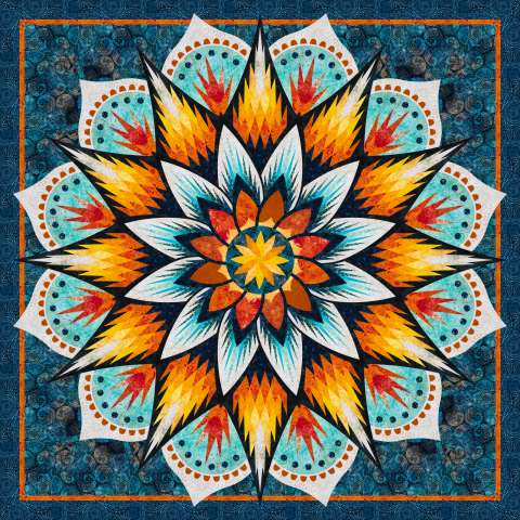 Carnival Flower Wall Fabric Kit | Riley Blake Designs