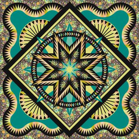 Pirates Quest in Tula Pink Moon Garden