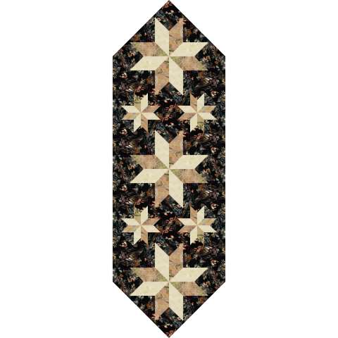 Mini Stars Table Runner • 17x51• 3 Left $44.00 Fabric Only $76.00 Kit with Pattern