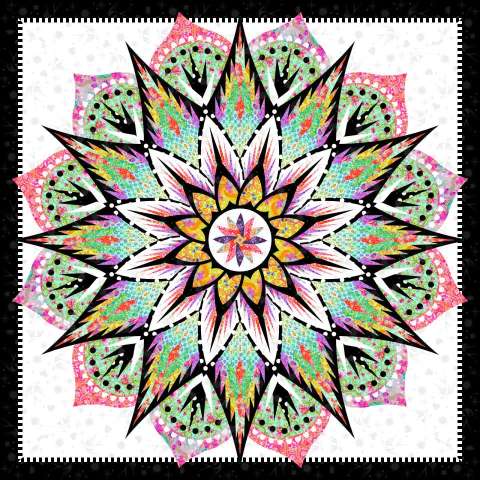 Carnival Flower Wall - Michele Evert's Tula