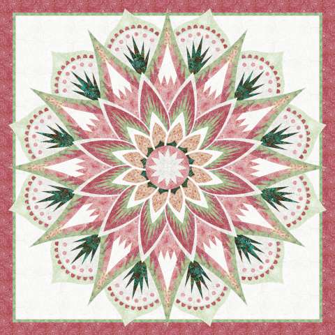 Carnival Flower - Tula Pink Rainbow Wall Quilt Kit