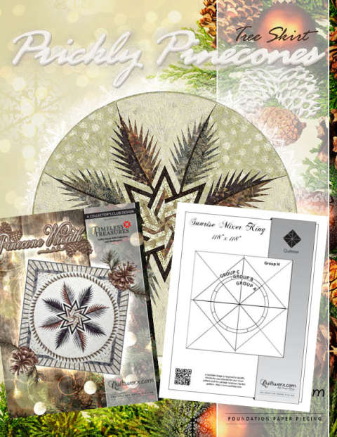 Prickly Pinecones and Pinecone Wreath Expansion to King