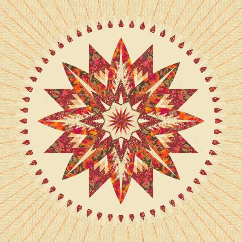 Star Anise KE in Moda's Forest Frolic