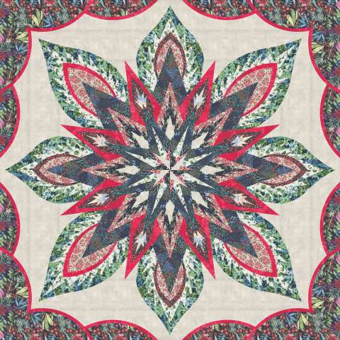 Dragon's Tail KE In Moda's Comfort & Joy