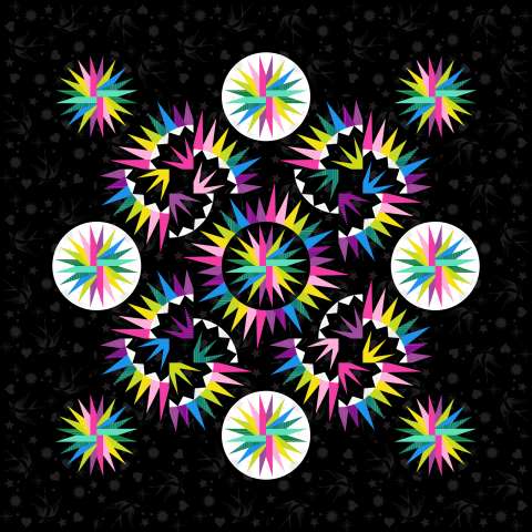 Geodes - Tula Pink - Bright