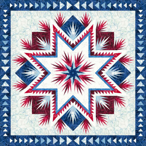 Star of Valor  in Tonga Traditions from Timeless Treasures