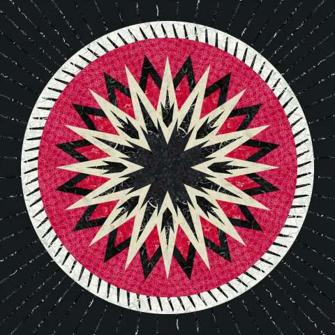 Shattered Ruby in Traditions Tonga Batiks