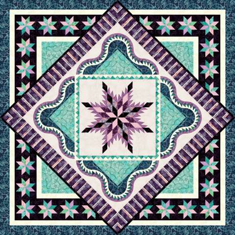 Tuscan Sunset in Sage and Heather