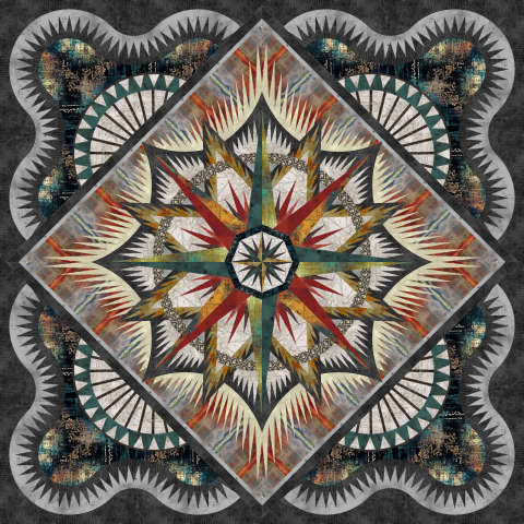 True North in Tim Holtz by Free Spirit