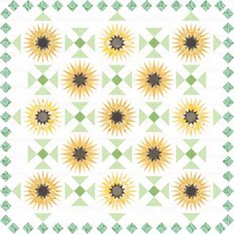 Polar Compass Moda Sunflowers KE