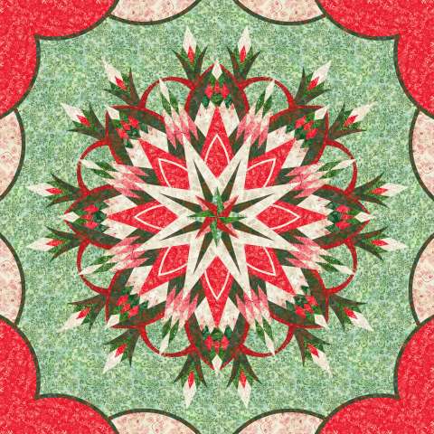 Cabaret Wall - Kaufman Artisan Joyful Holidays with Backing