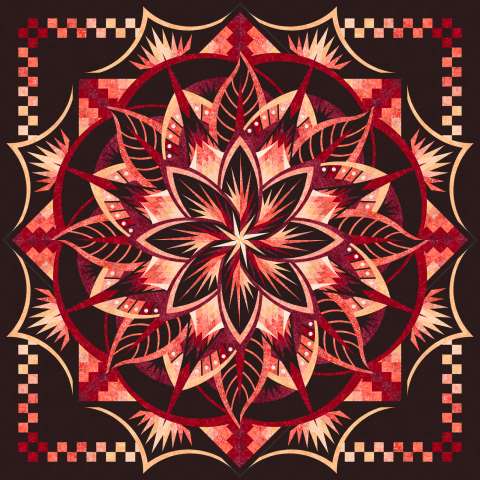 Jungle Magnolia Queen: Starfish Colorway