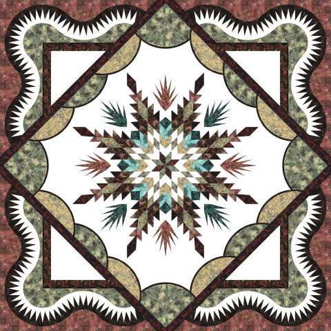 Boughs of Holly McKenna Ryan This kit includes enough fabric and binding to complete the quilt top. Fabric Only: $299.00 Kit with Replacement Papers: $377.75 Kit with Pattern: $402.00