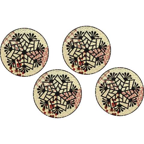 Scandinavian Snowflake Benartex Holiday Tidings This kit includes 5-1/8 total yards of Benartex's Holiday Tidings fabric line. Fabric Only: $84.50 Kit with Replacement Papers: $108.50 Kit with Pattern: $124.00