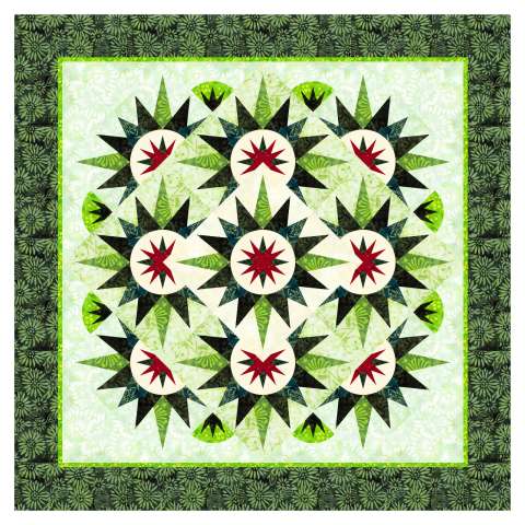 Arizona Cactus in Tula Pink This kit includes 6-7/8 total yards of Free Spirit's True Colors 2025 fabric line. Fabric Only: $110.50 Kit with Replacement Papers: $119.50 Kit with Pattern: $137.00